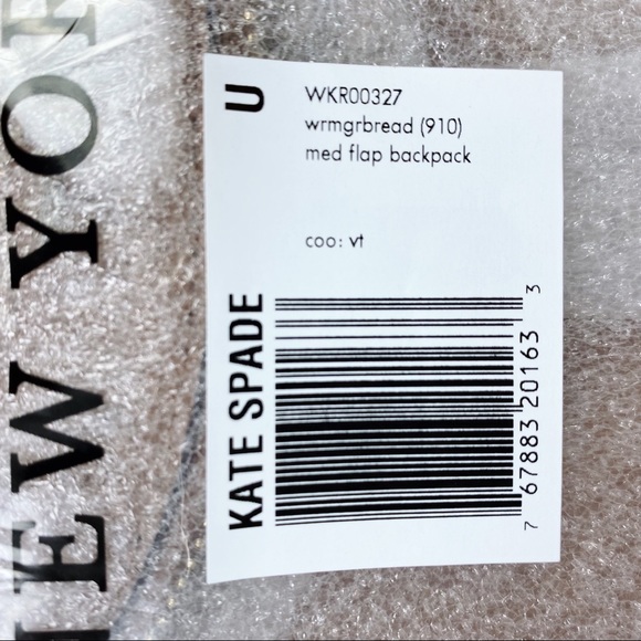 NWT Kate Spade Medium Leila Backpack-Gingerbread - Picture 8 of 8